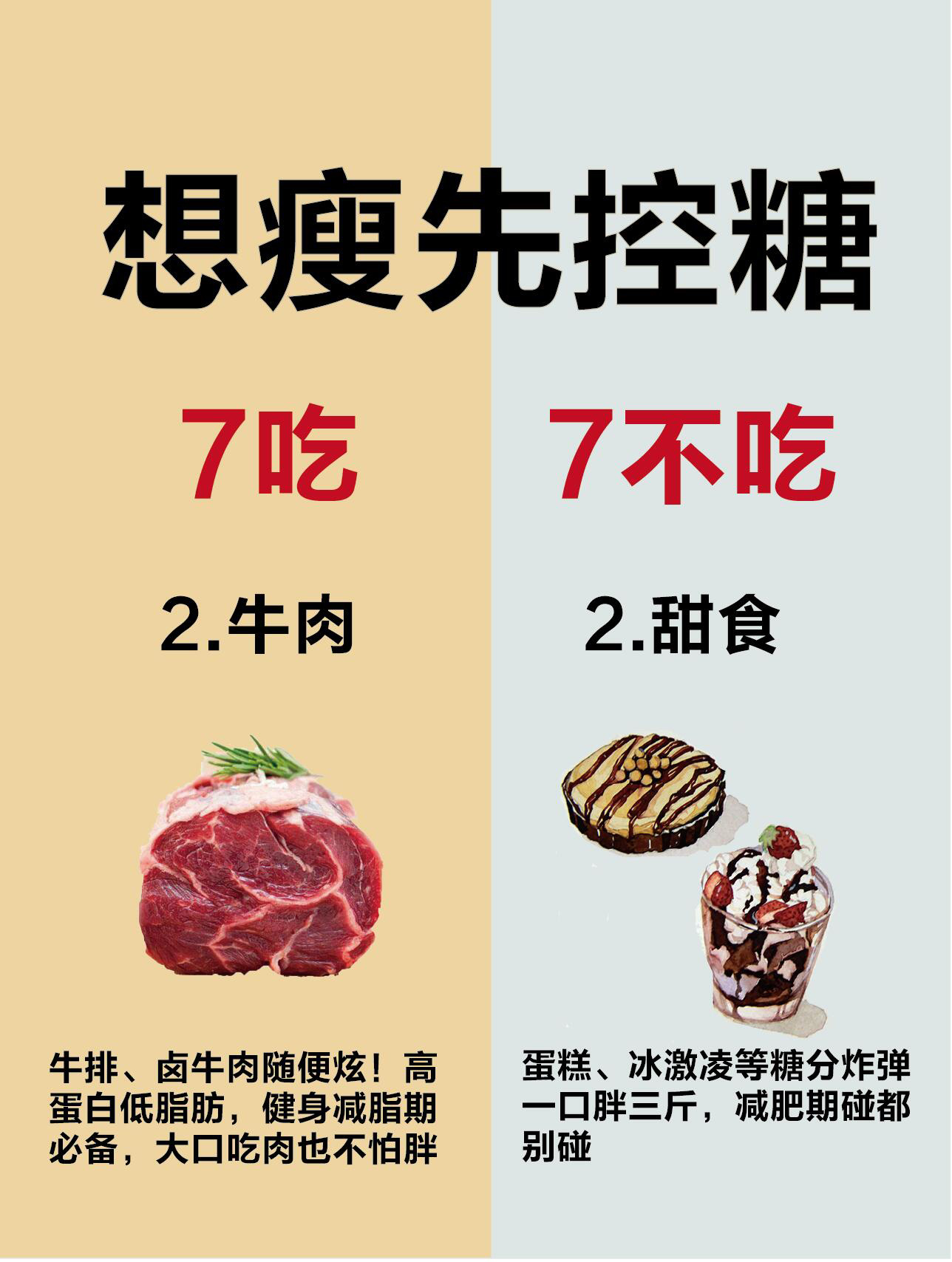 原来减肥要先控糖原来这样控糖真的能月瘦10斤！！ 