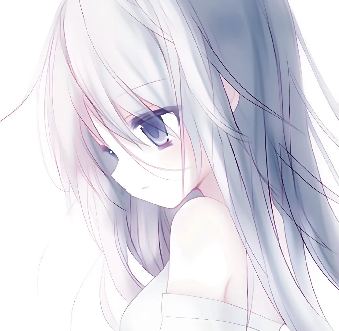 𝙒𝙚𝘾𝙝𝙖𝙩头像｜动漫｜无水印｜白色系头像｜女头｜氛围感｜ 