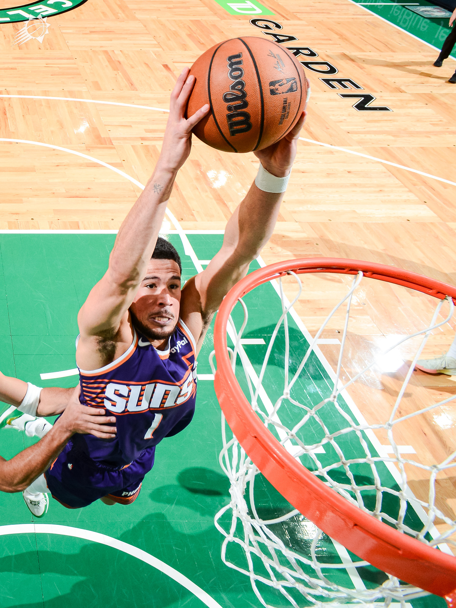 Book起飞🛫布克突破过掉怀特后，双手暴扣💥菲尼克斯太阳 ｜旭日东升 ｜太阳