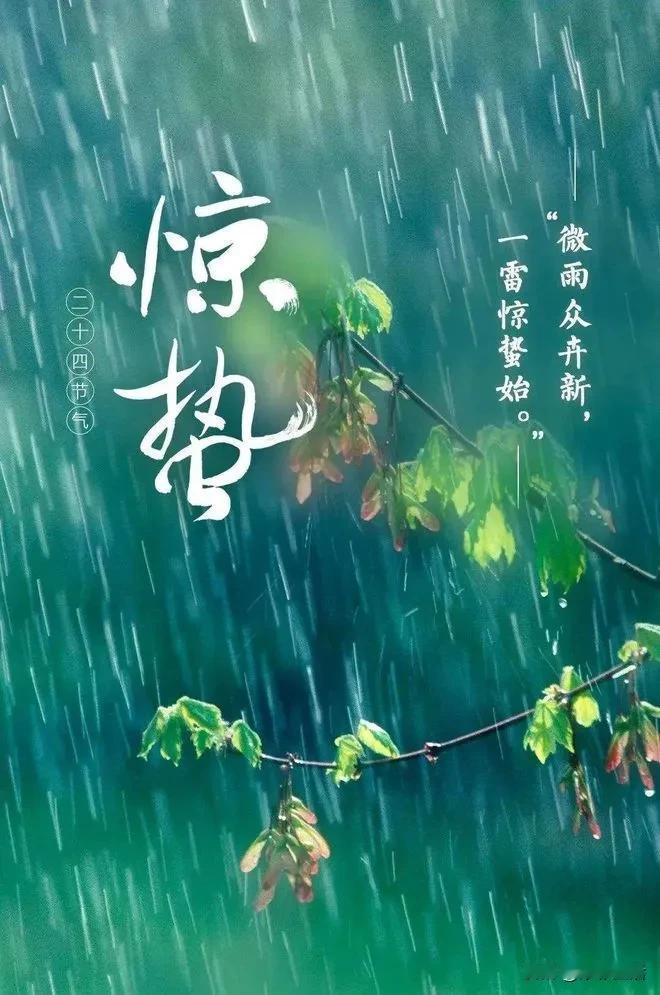 #记录我的2024# 

《观田家》
【唐代】韦应物

微雨众卉新，一雷惊蛰始。