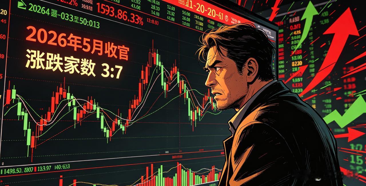 2026年5月A股正式收官，行情极致撕裂：指数狂飙、个股惨烈，赚指数不赚钱成多数