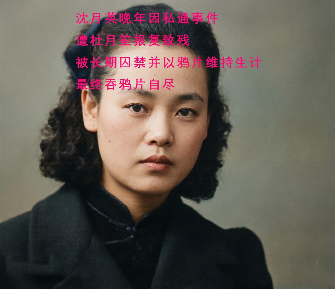 沈月英是杜月笙原配，1915年由黄金荣夫人林桂生做媒成婚。
那时杜月笙只是黄金荣