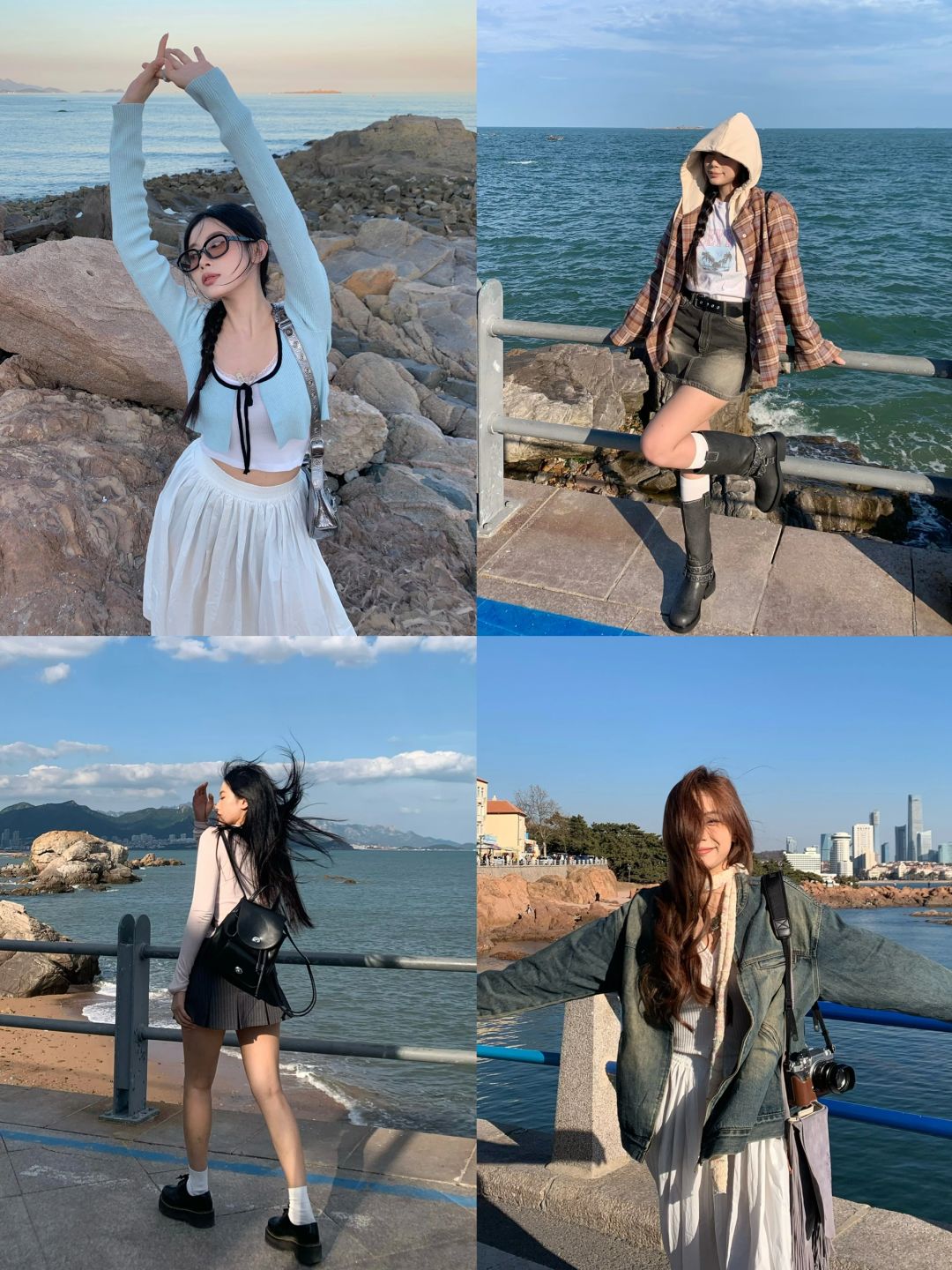 海边拍照姿势📸有种好自由的感觉