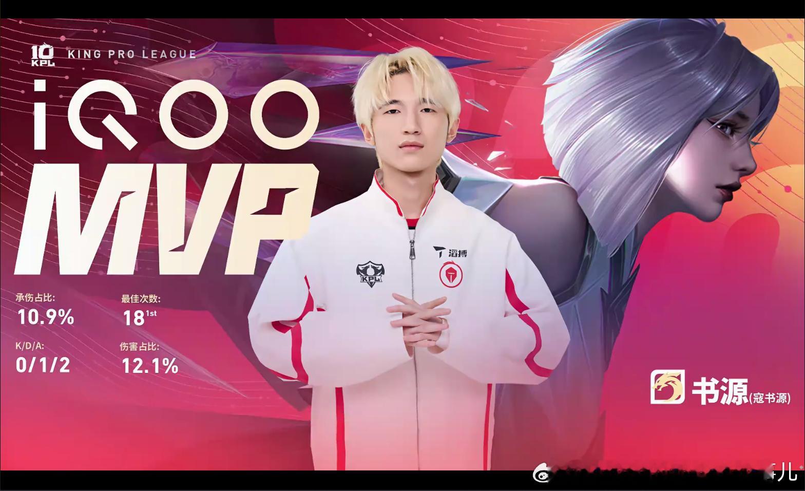 书源常规赛18个mvp18次MVP是对赛场表现最好的肯定，不管是关键开团还是灵性