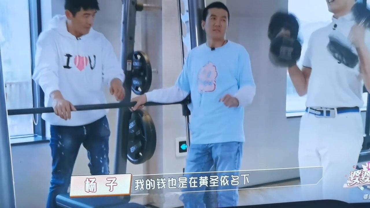 #杨子曾说钱都在黄圣依名下#这一对就是迎合综艺，需要在老婆名下就老婆名下，需要在