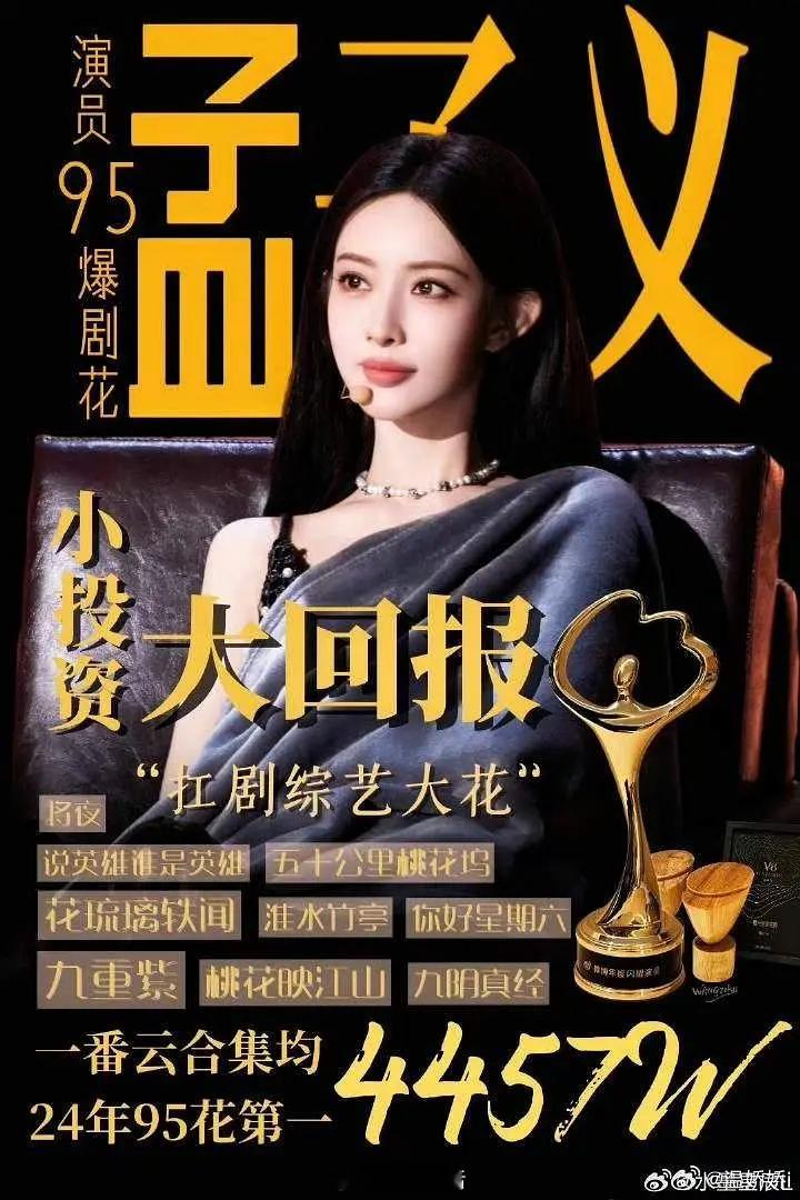 刷到了一张孟子义实绩图，今年确实蛮争气的。 