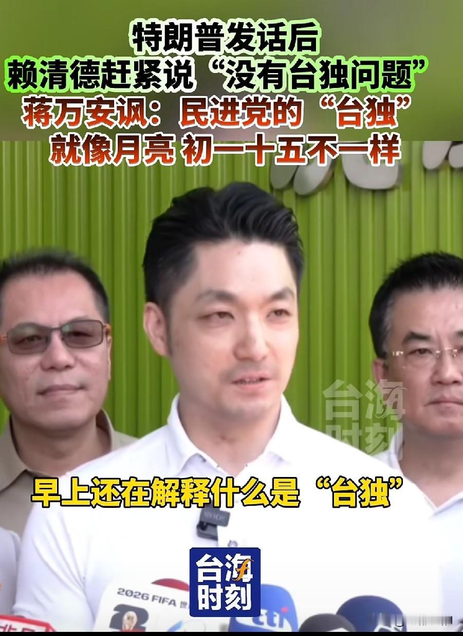 全场最佳点评，当属蒋万安！一句话彻底戳穿赖清德和民进党的虚伪真面目，直击要害。