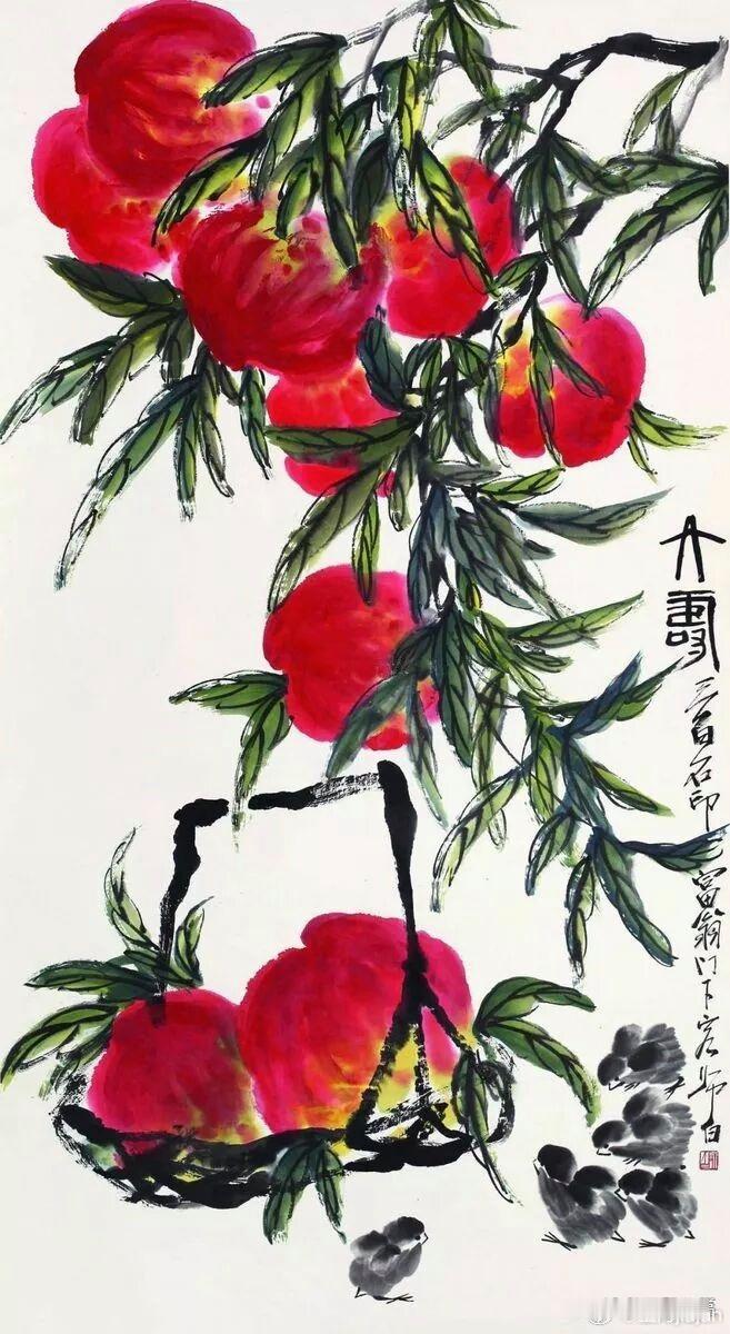 娄师白中国画欣赏～诗书画印鉴赏国画雅集艺术分享花鸟画国画欣赏中国画国画欣赏