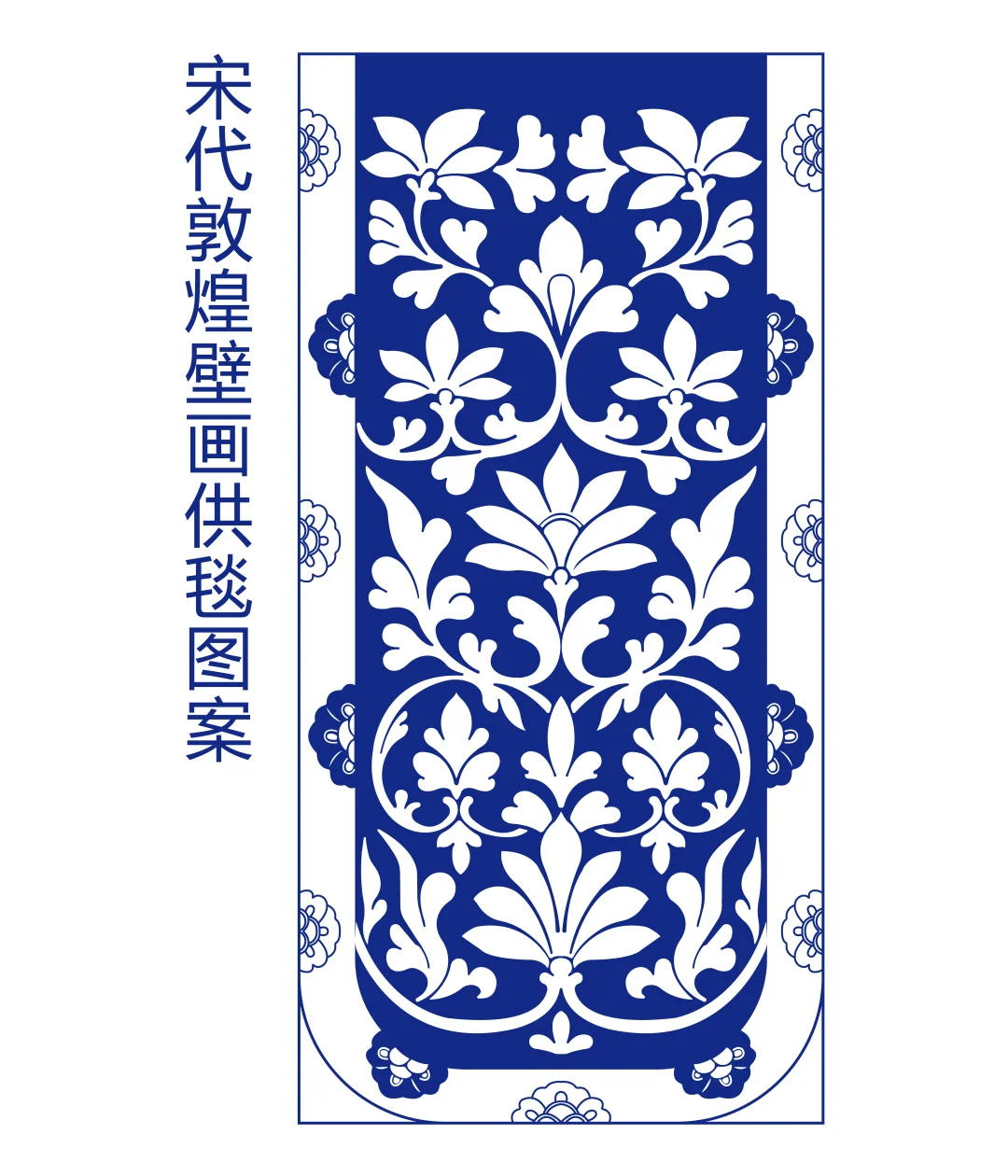 宋代敦煌壁画供毯图案