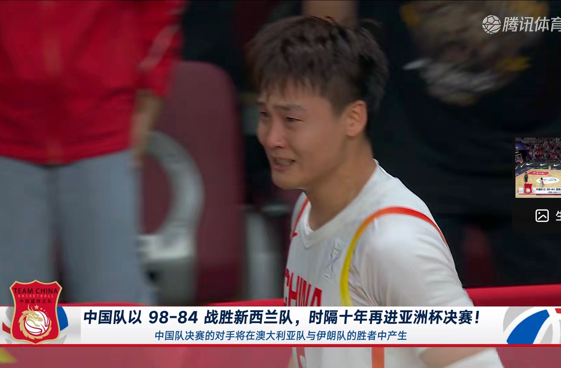 赵睿哭了！十年啊！！ 今晚11投7中，三分8中5，得到24分2板6助攻🔥赵睿喜
