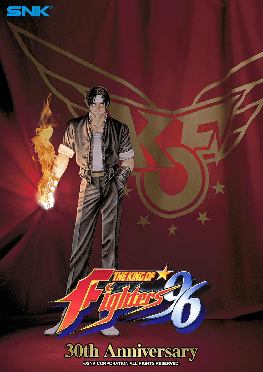 《拳皇96》于1996年7月30日发售，SNK发布了本作的30周年纪念图。拳皇