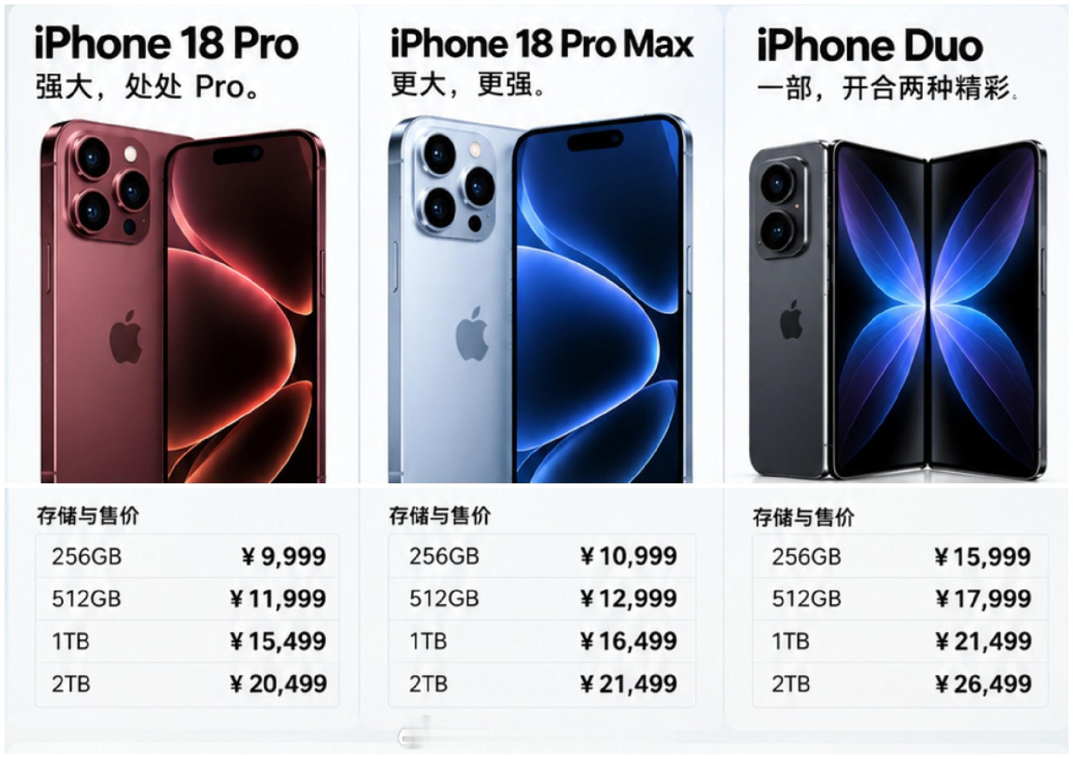 iPhone18换一万斤粮食千金难买我喜欢，哦是万斤。256G 18Pro 99