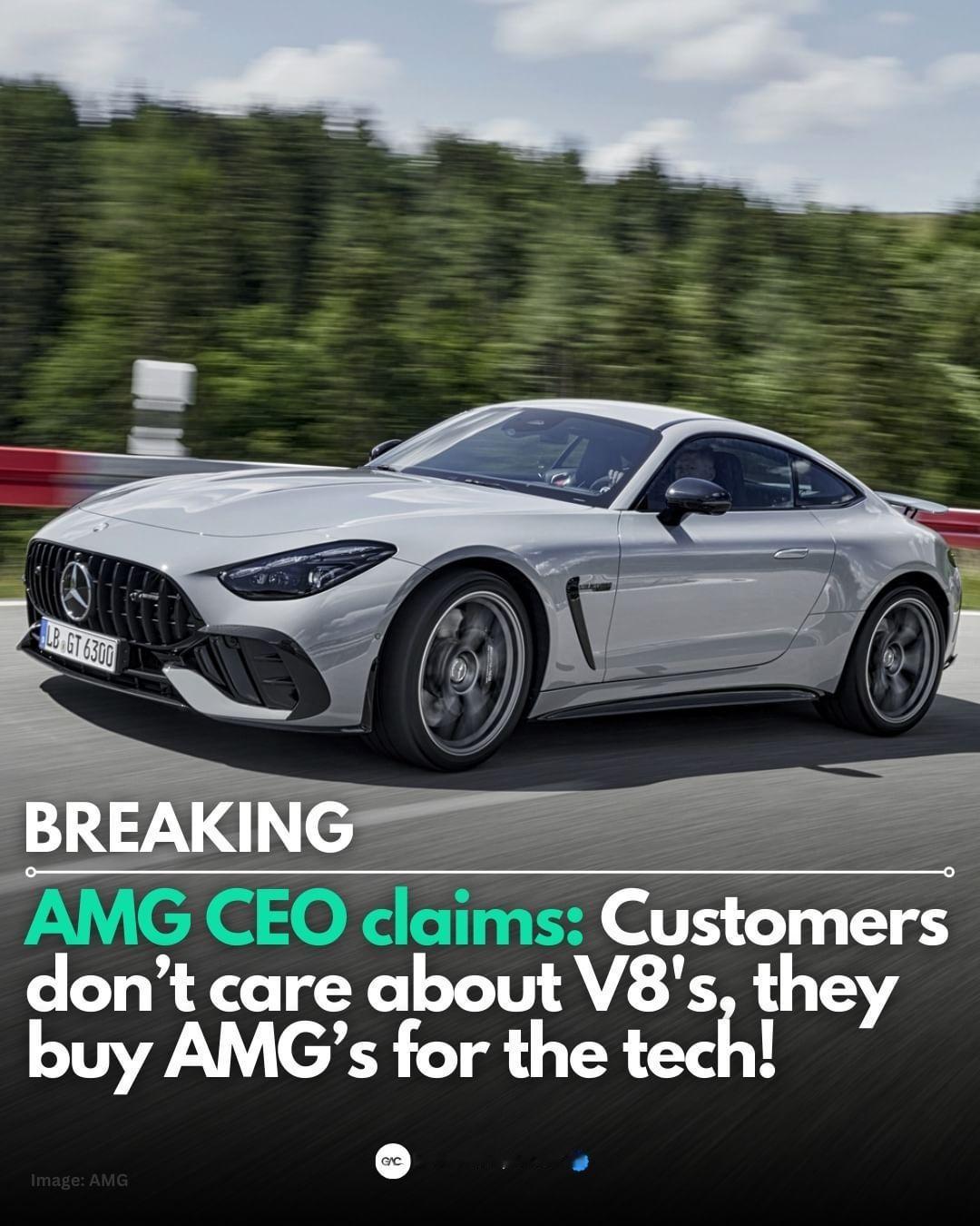 梅赛德斯AMG老总表示：比起大V8，我们客户更喜欢电动科技和狠活。你同意吗？[思
