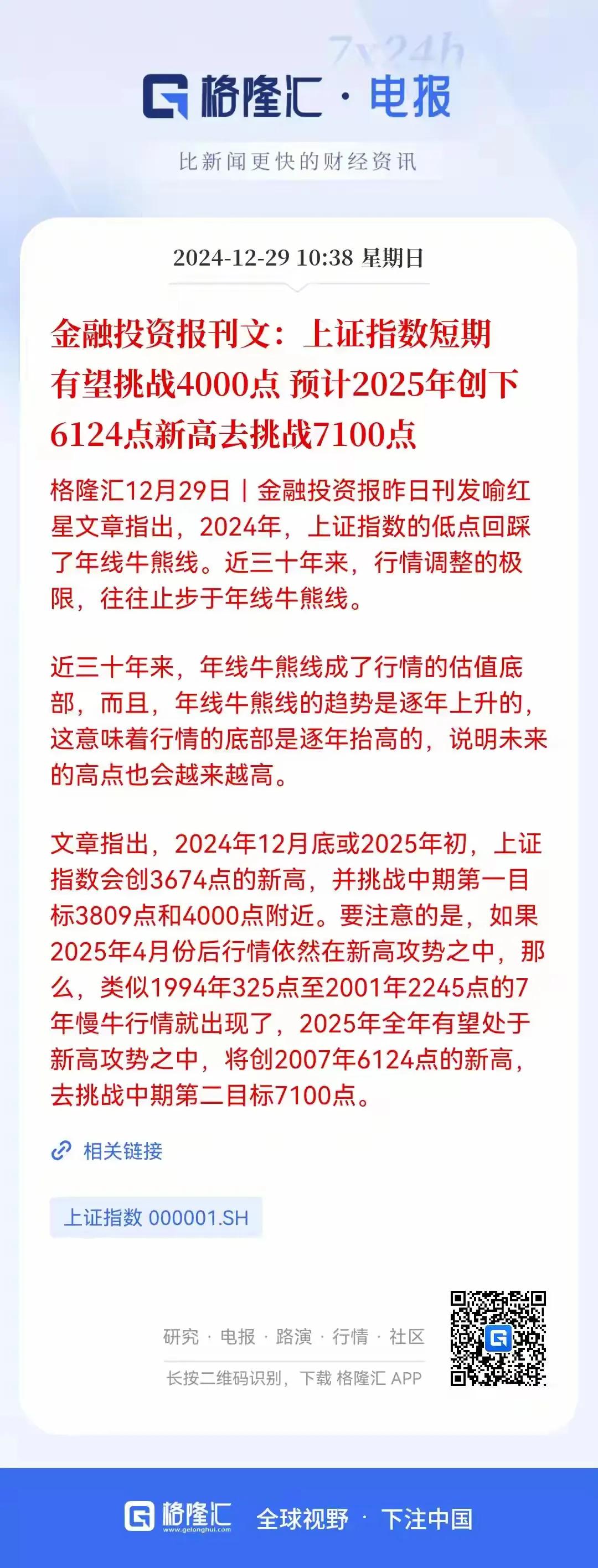 资本市场重磅消息，官媒再次发声！
官媒传递出重要信号，短期有望挑战4000点，2