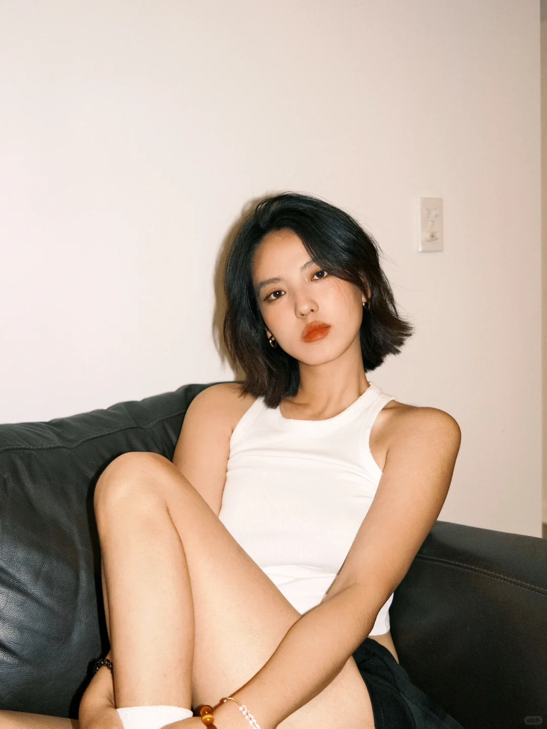 自己剪个本人发型舒适圈的小短发