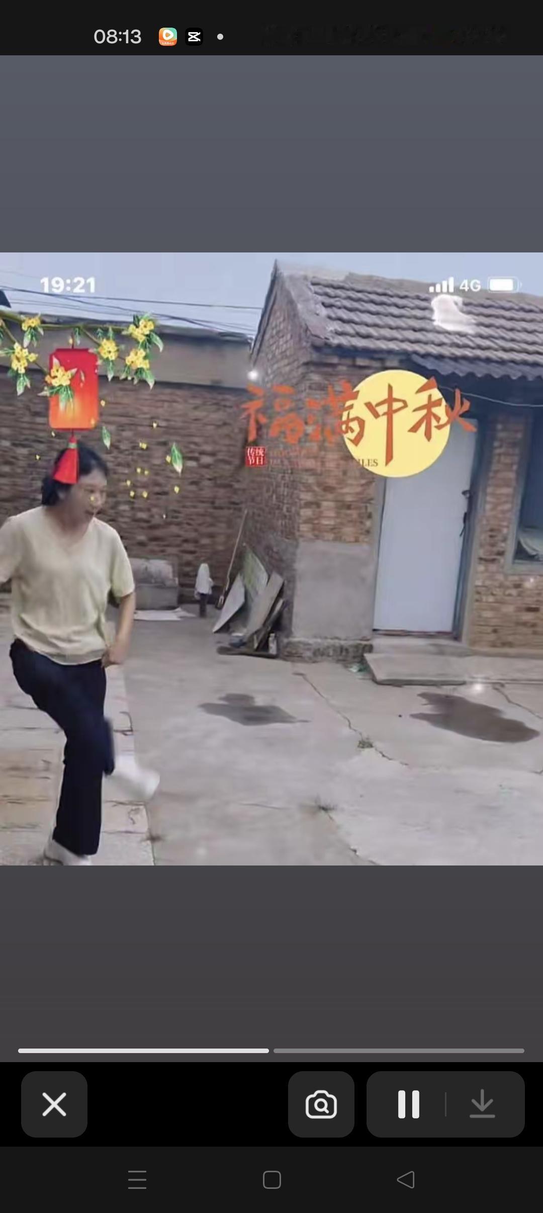 网友：中秋节残缺的团圆😍
中秋节林丽回了天津父母家，和哥哥嫂子一起在父母租住的