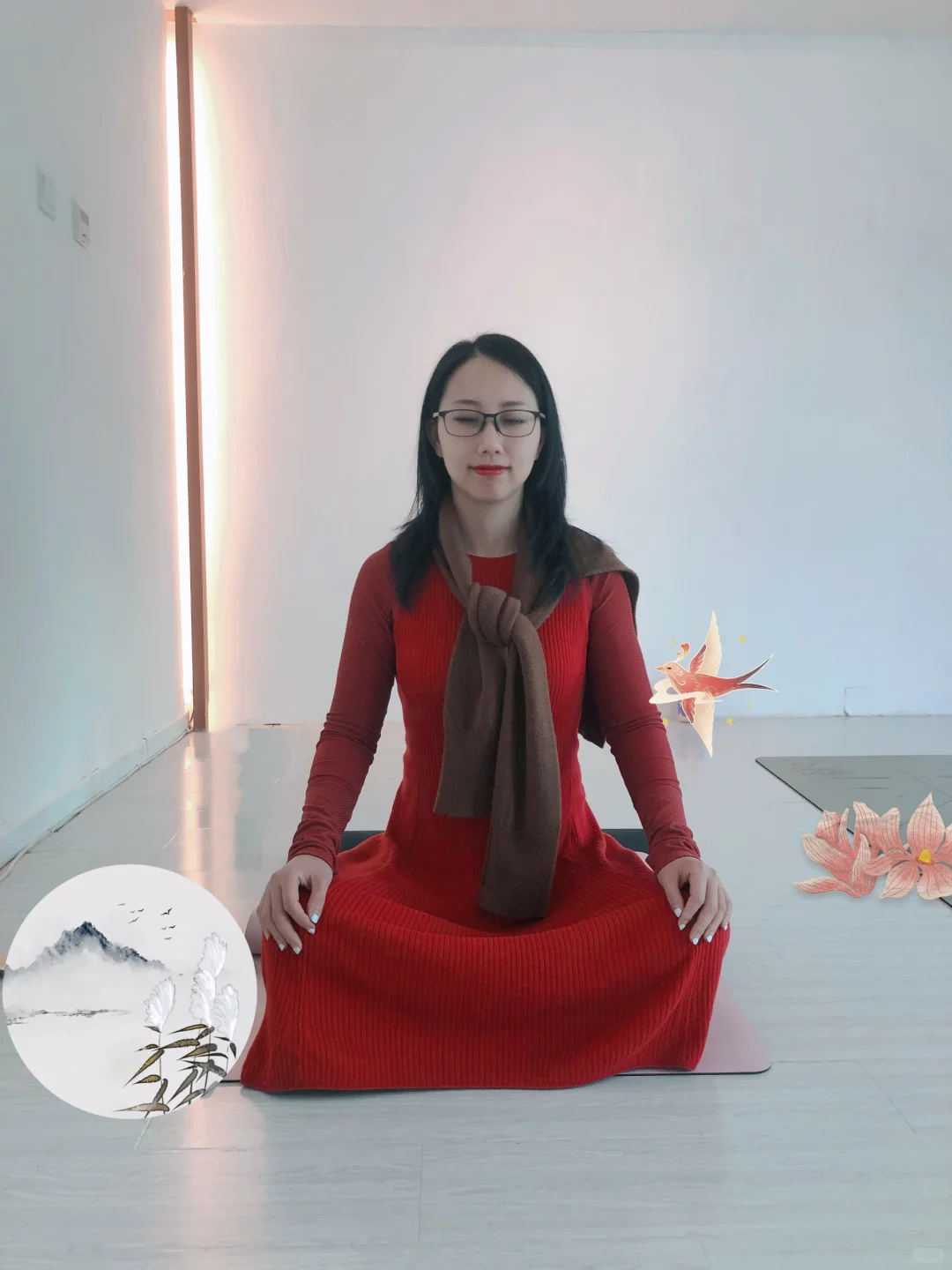 交换一张瑜伽照吧