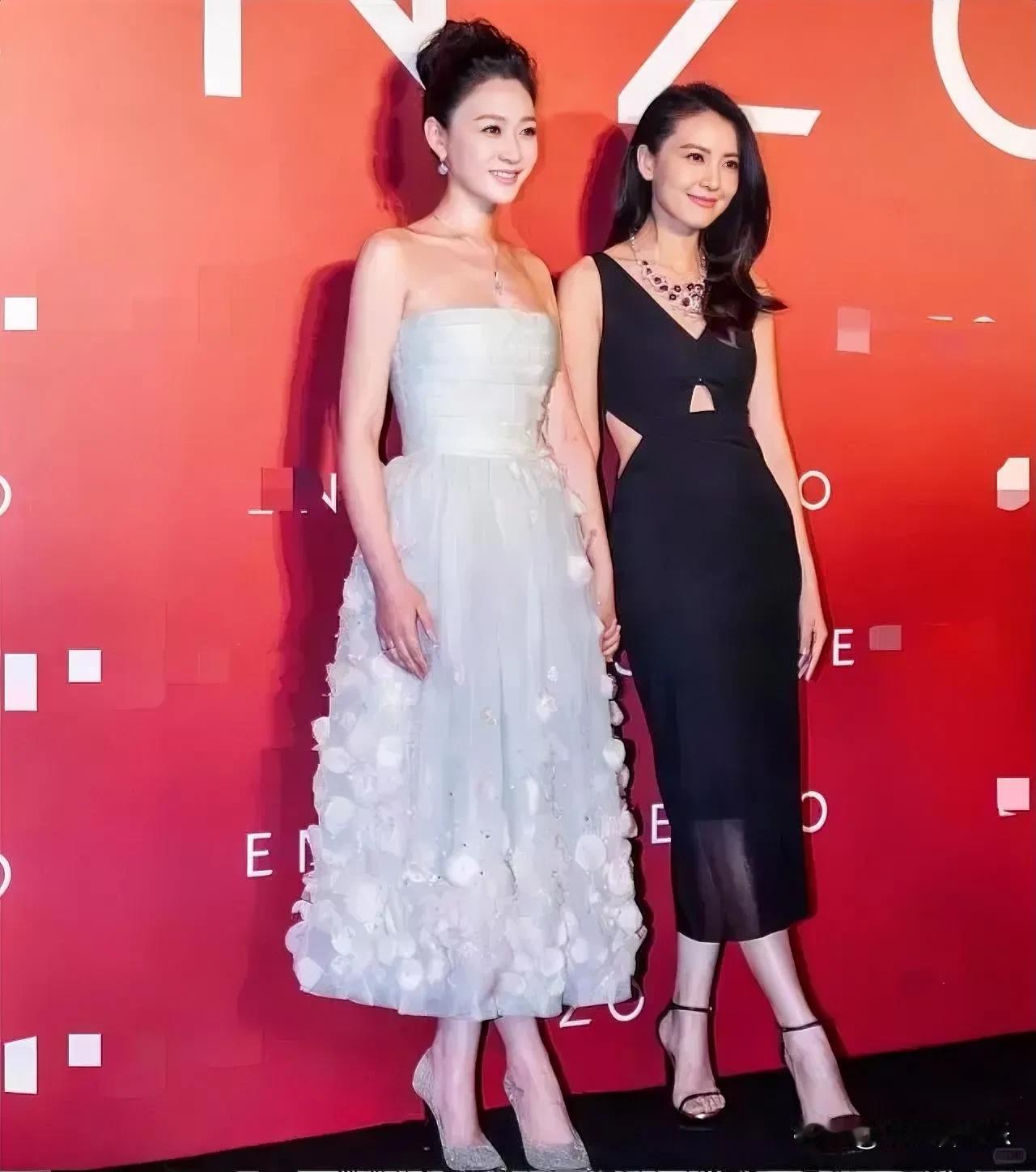 两位演员，颜值都高，你更喜欢谁？
李小冉，1976年，身高168com 
风韵犹