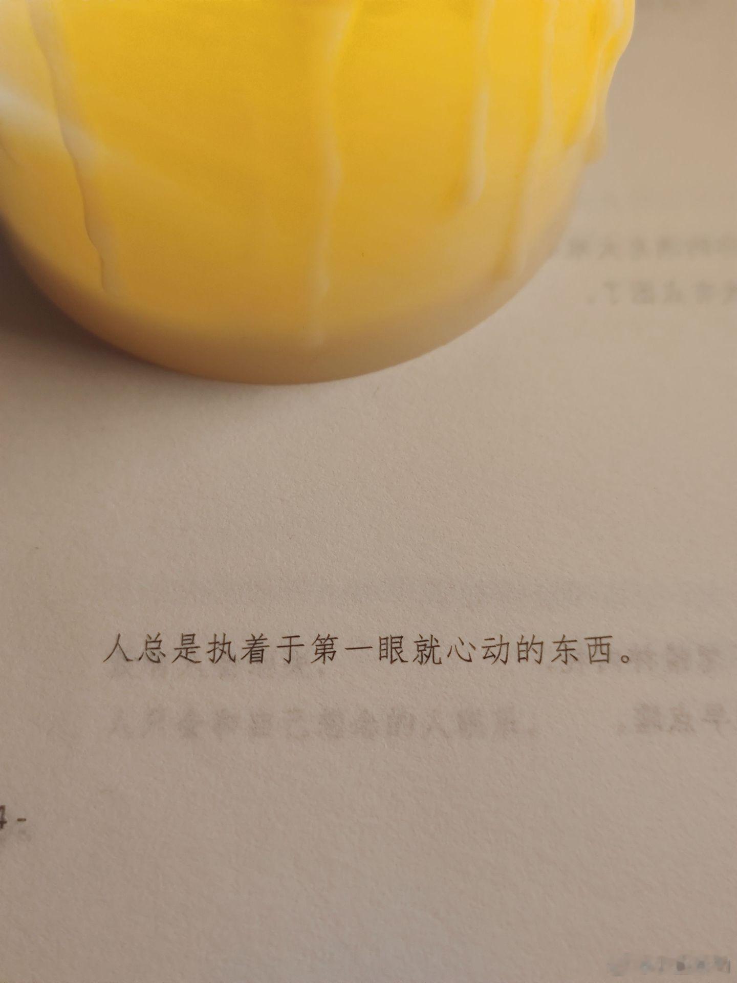 人总是执着于第一眼就心动的东西！