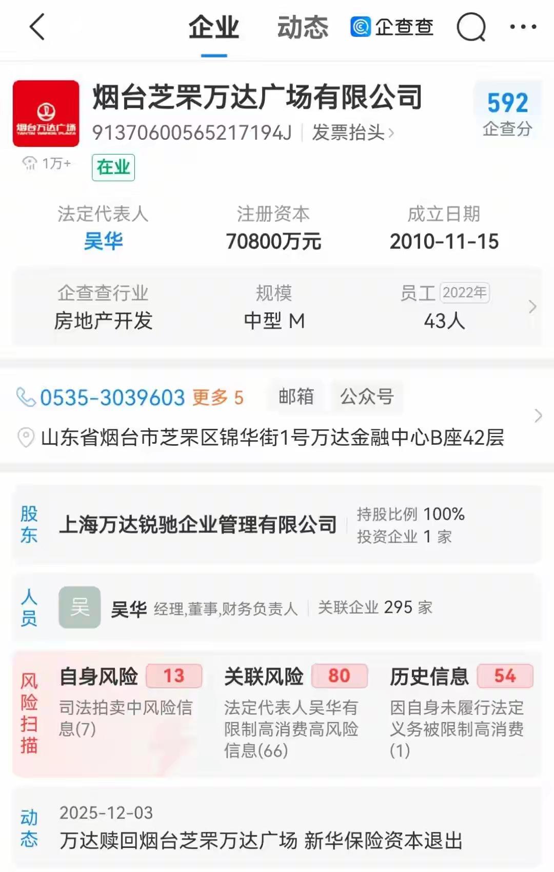 烟台芝罘万达广场回归：万达战略棋局中的关键落子

当7.08亿元的巨额交易金额促