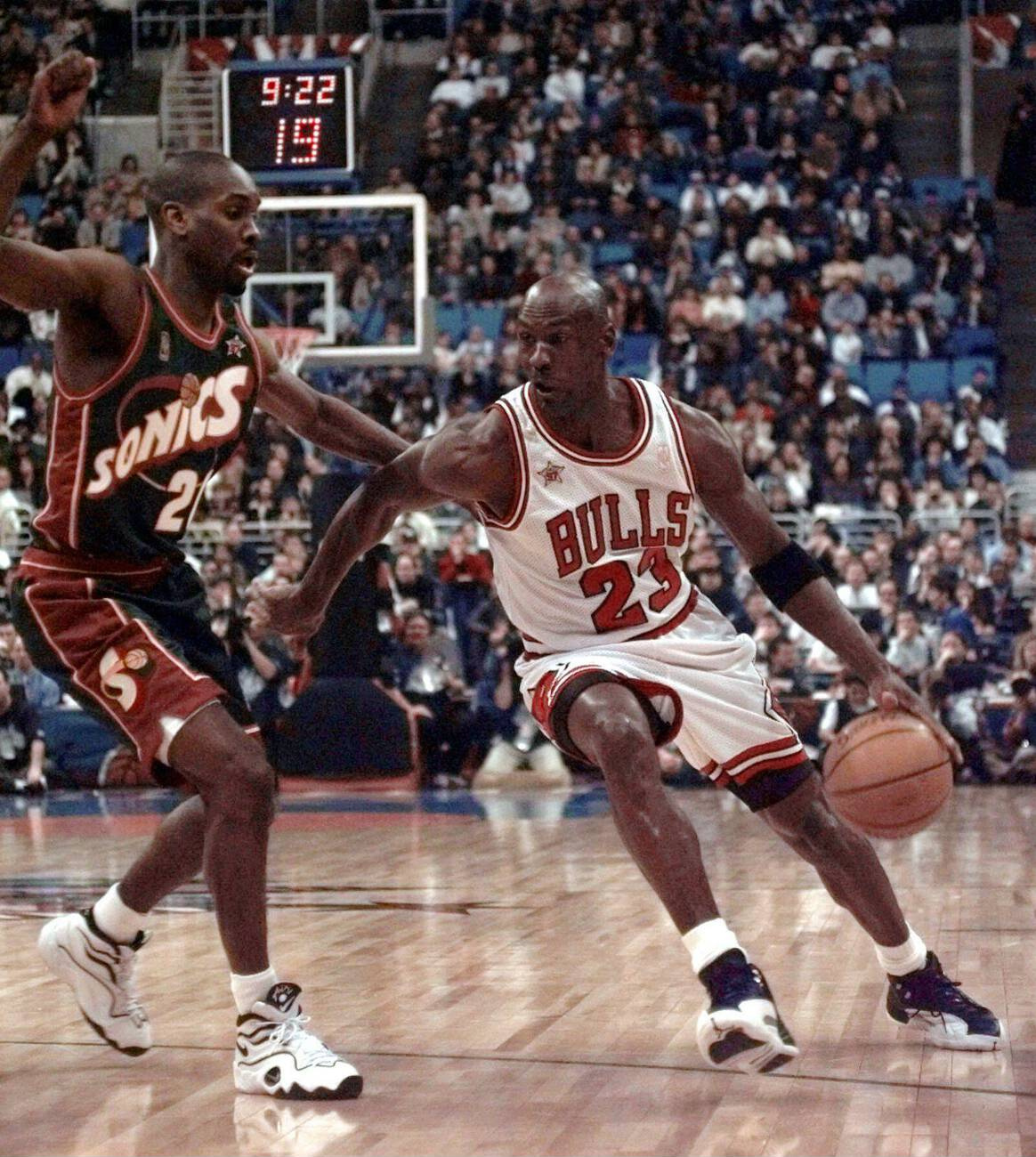 1997 NBA ASG  Gary Payton & Michael Jord