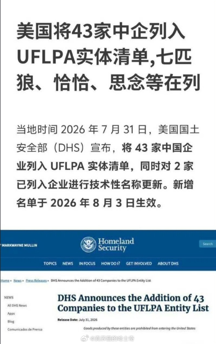 美国打压中国产业完整链条曝光  洽洽瓜子、七匹狼、思念水饺我平时不吃洽洽瓜子，都