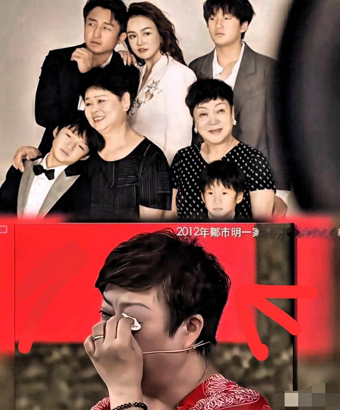 邹市明的母亲，泪汪汪的说着，儿子结婚后心不在家，儿子回家了，满屋子都是冉莹颖的影