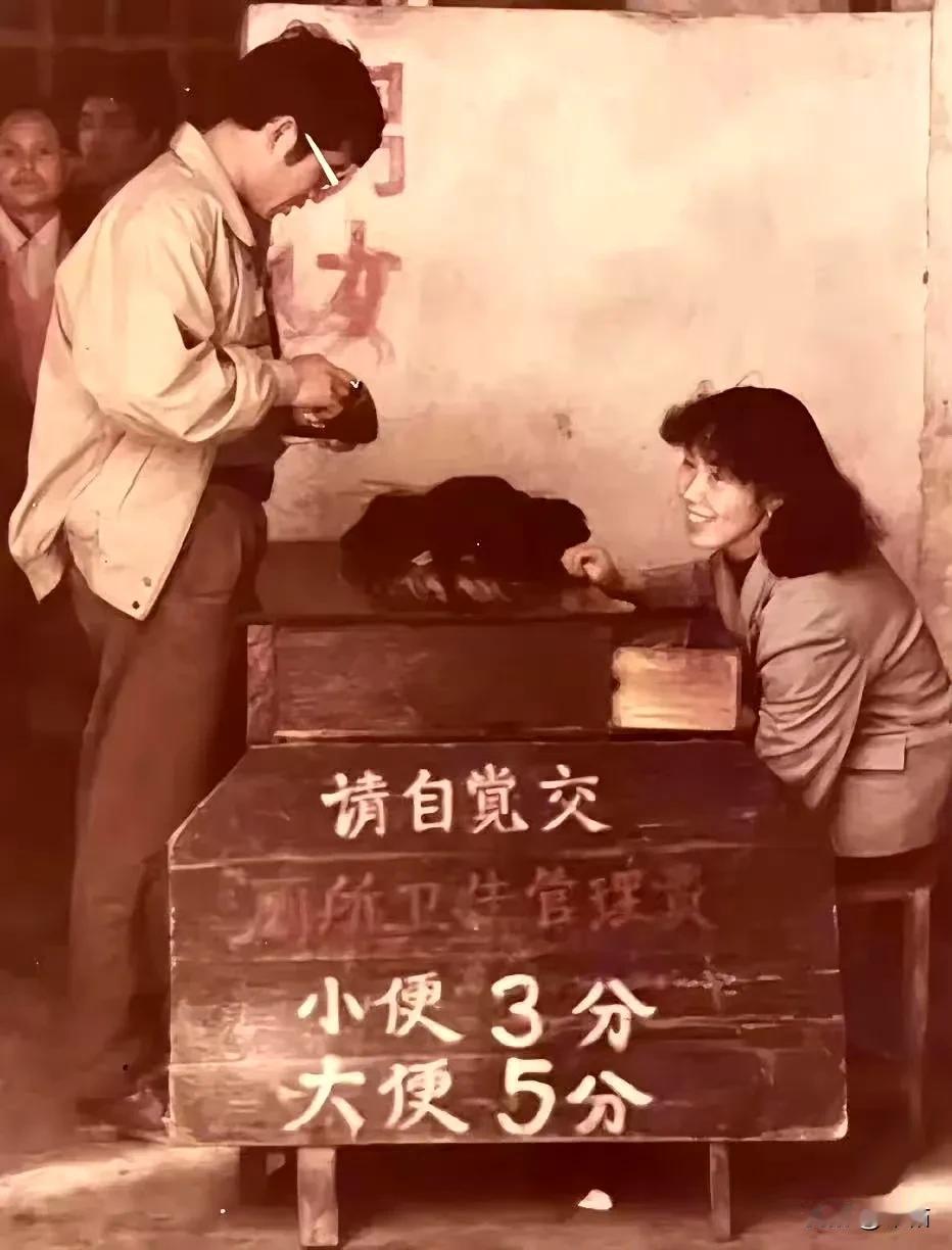 时代印记，记得小时候去县城，公共厕所收费一角还是两角来着？总之是收费的。