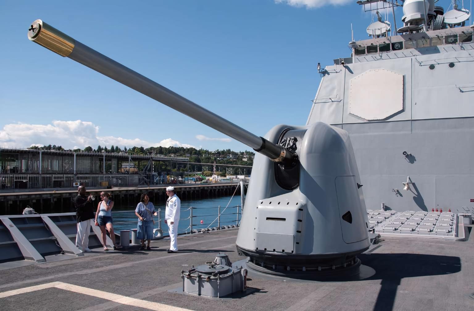 每天认识一件兵器 Mk 45型127毫米舰炮Mk 45型127毫米舰炮是美国联合