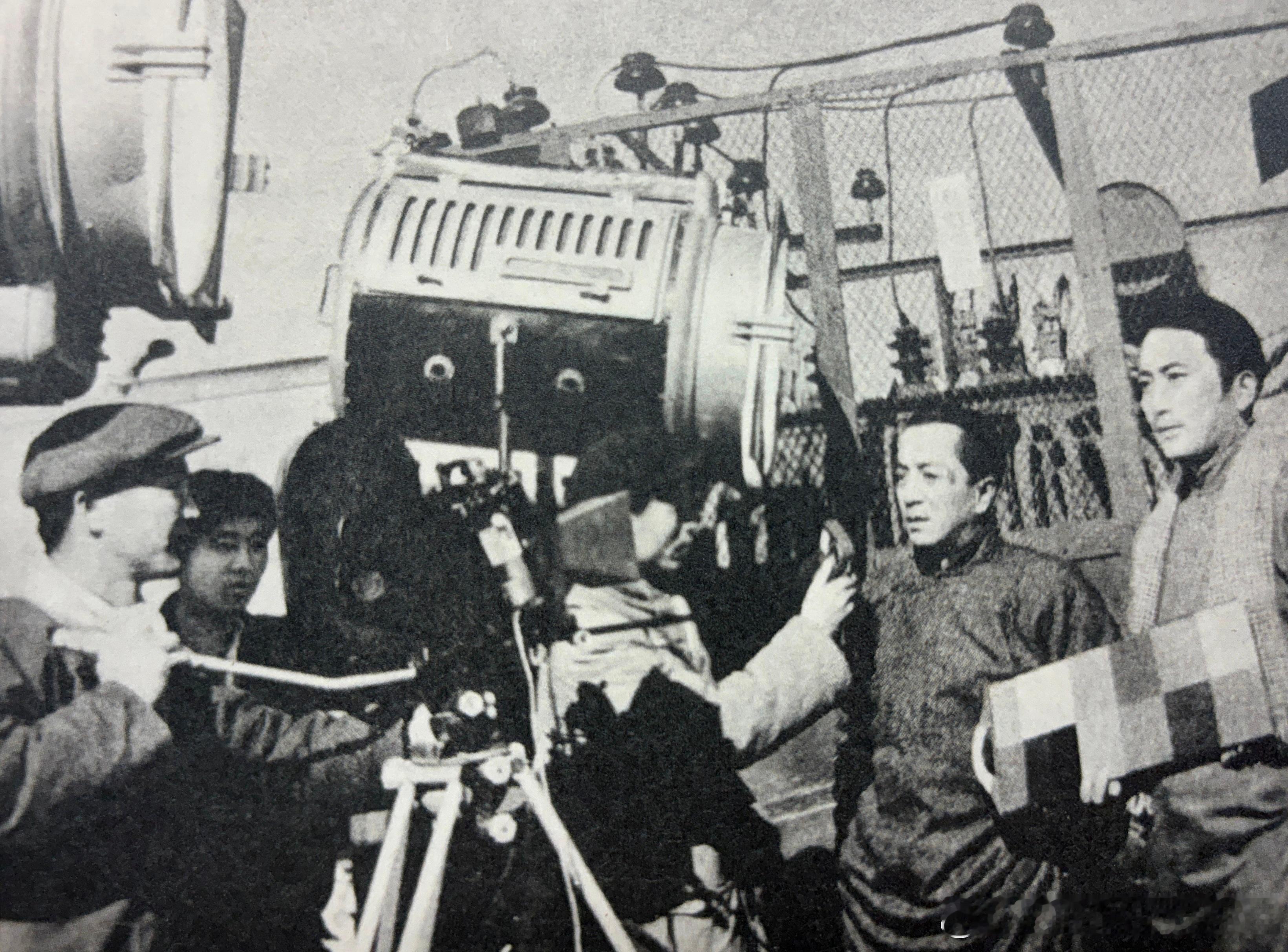 1963年电影《早春二月》拍摄现场历史影像