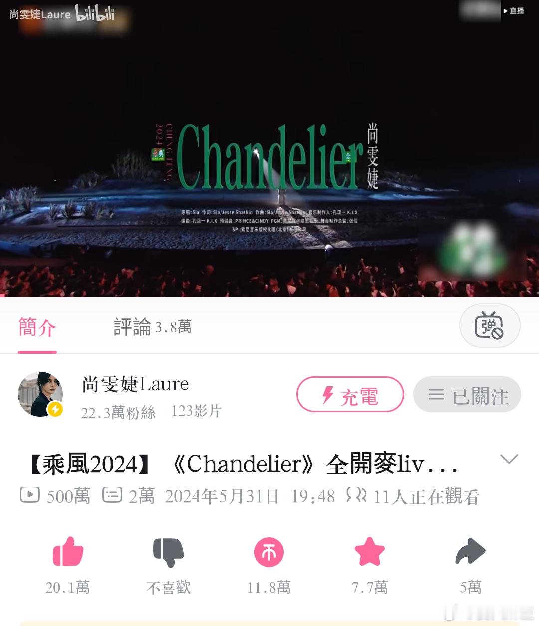 【散文集】有人在意的角落里我们大吊灯在两岁生日之际迎来了500w播放量的大突破 