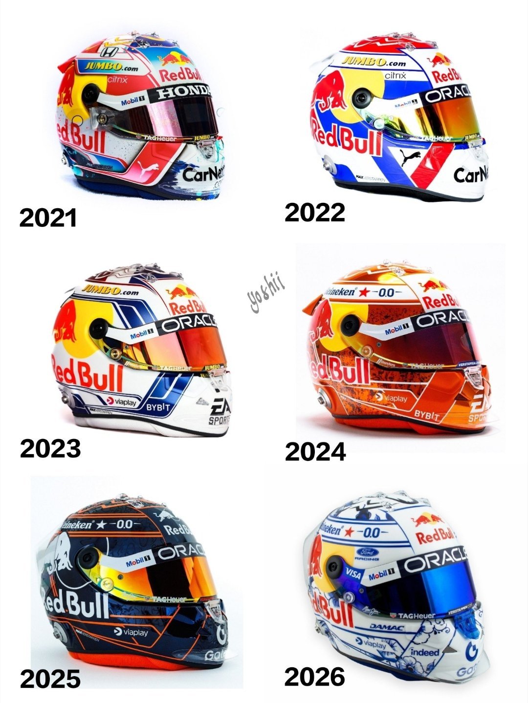 2021-2026主场特殊涂装头盔维斯塔潘维斯塔潘2026f1荷兰大奖赛