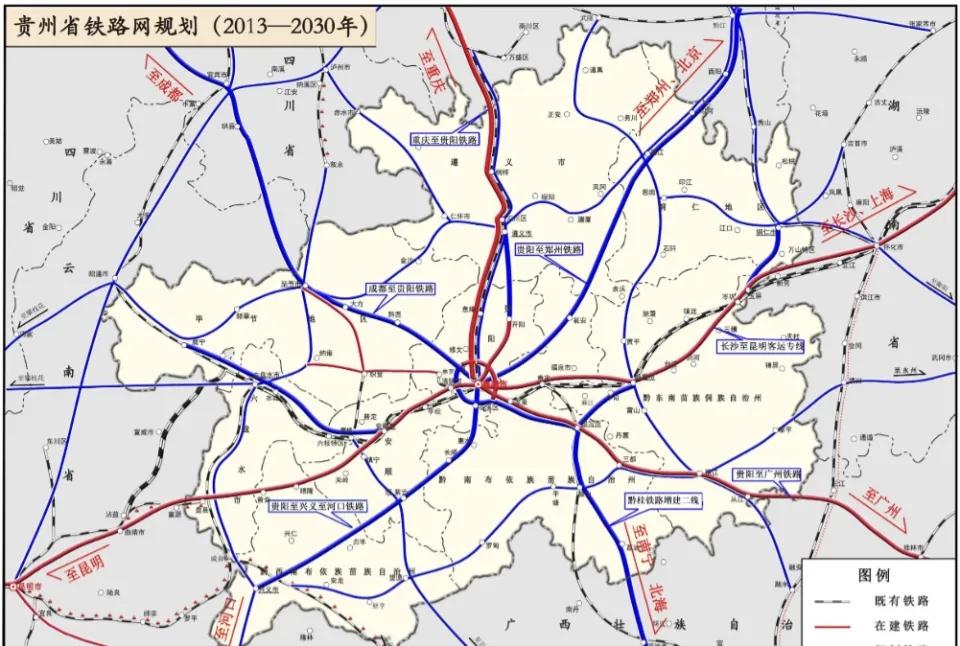 贵州“十五五”铁路建设提速 4条线路力争开工 渝贵高铁构建区域新通道
 
贵州省