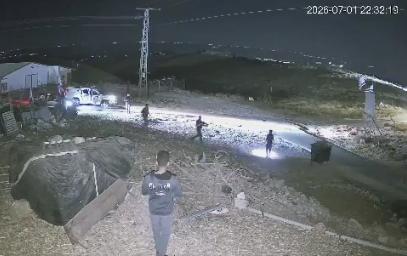 巴勒斯坦媒体7月2日公布视频显示，昨晚在约旦河西岸南部希伯伦山区的乌姆凯尔村，以