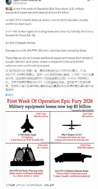 卫星照片确认了CVN-72“林肯号”航母的受损情况，其精确坐标位于阿曼东南部南舍