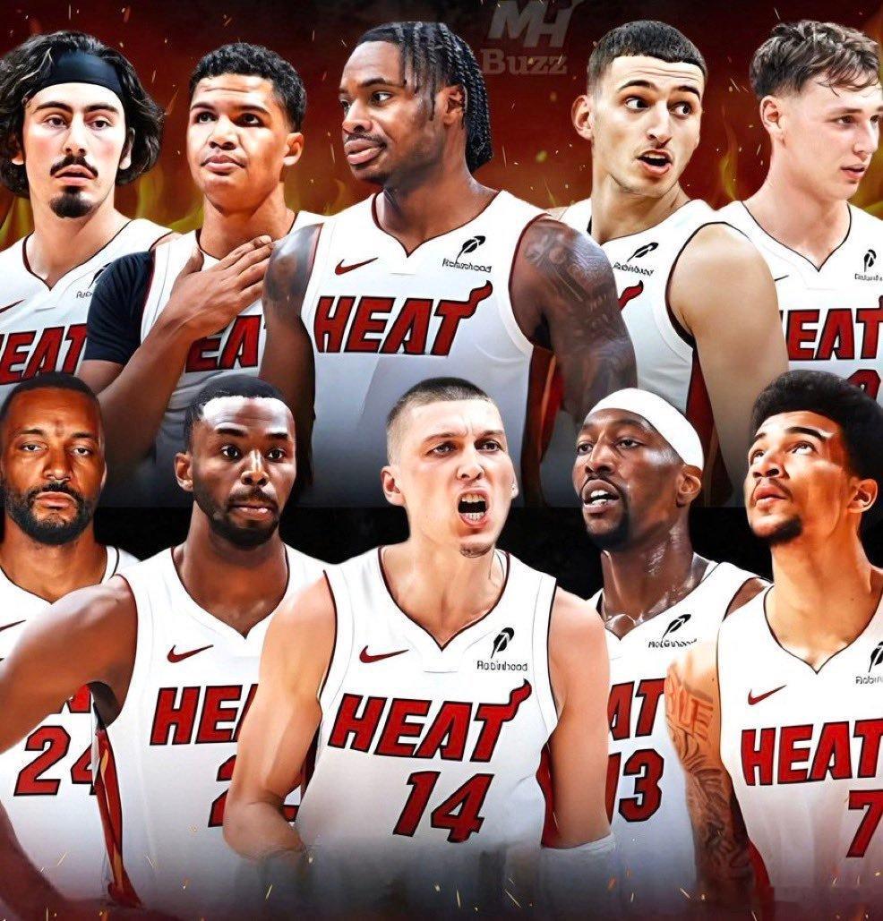 热火大胜老鹰，本赛季第六次全员健康轮换上场nba