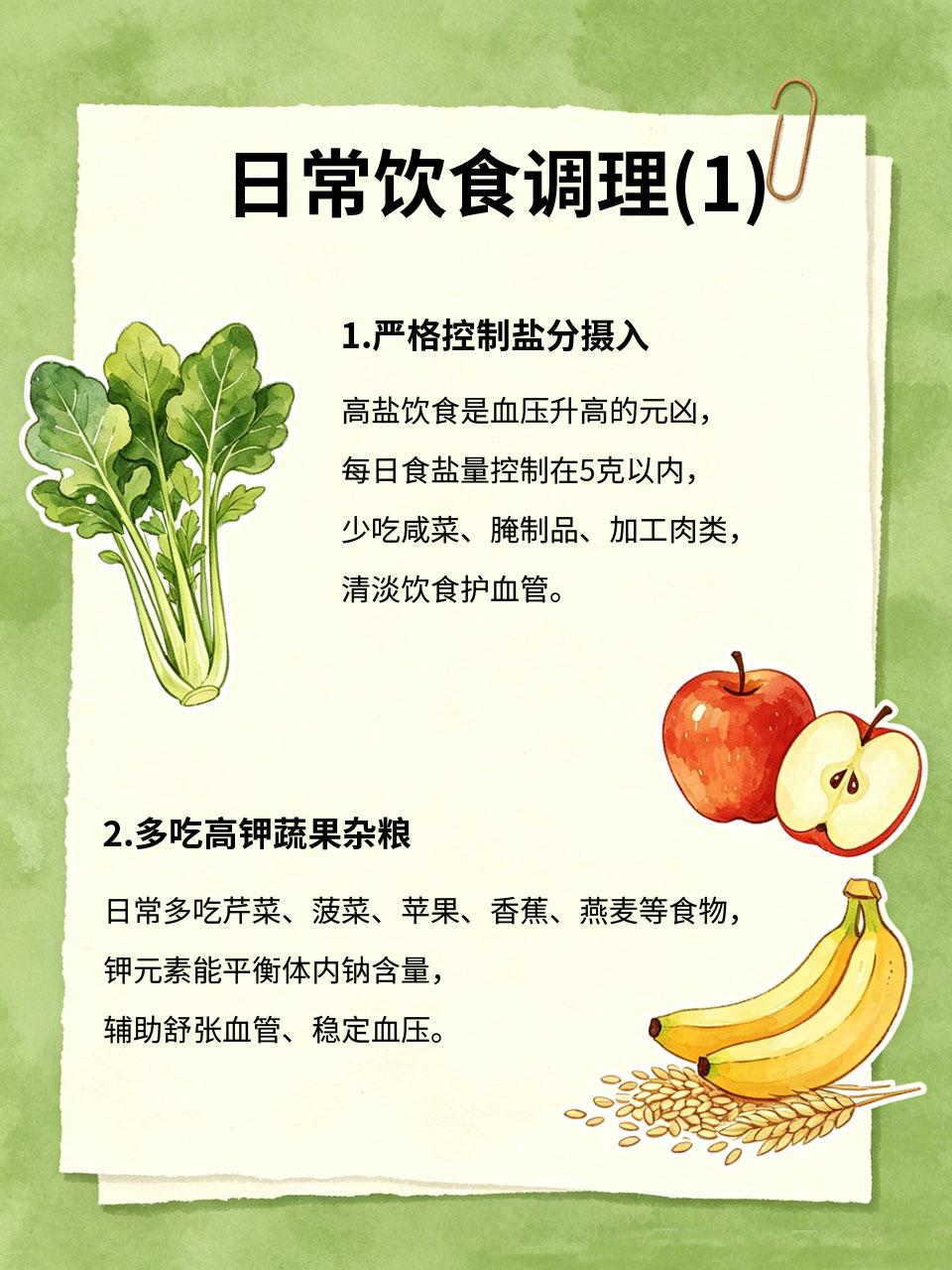 血压不稳别大意，日常饮食调理很关键
❤血压波动是中老年人常见问题，情绪、作息、饮