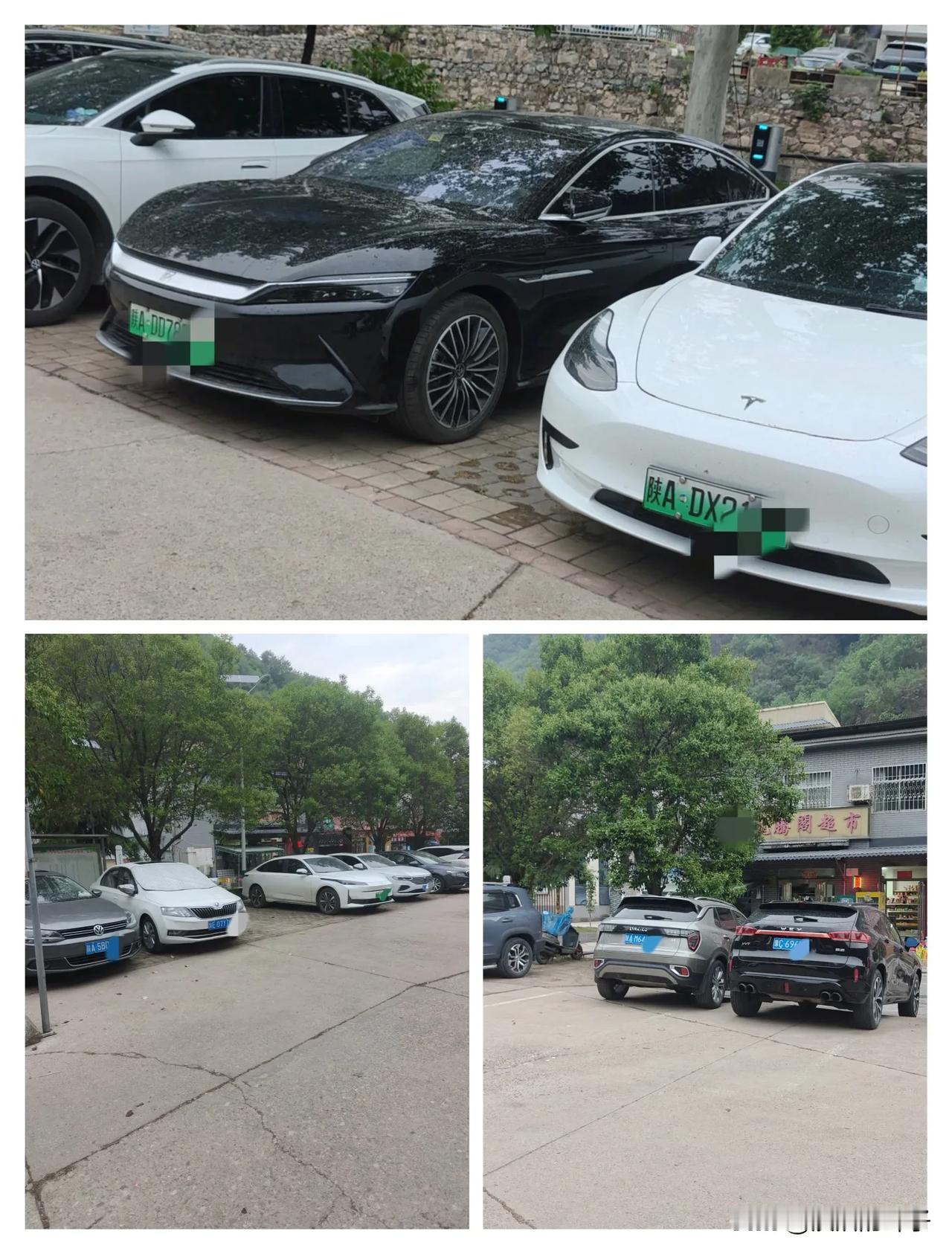先看图！5月3号在洛阳新安县的5A景区龙潭大峡谷一停车场随机拍的陕牌车！

河南