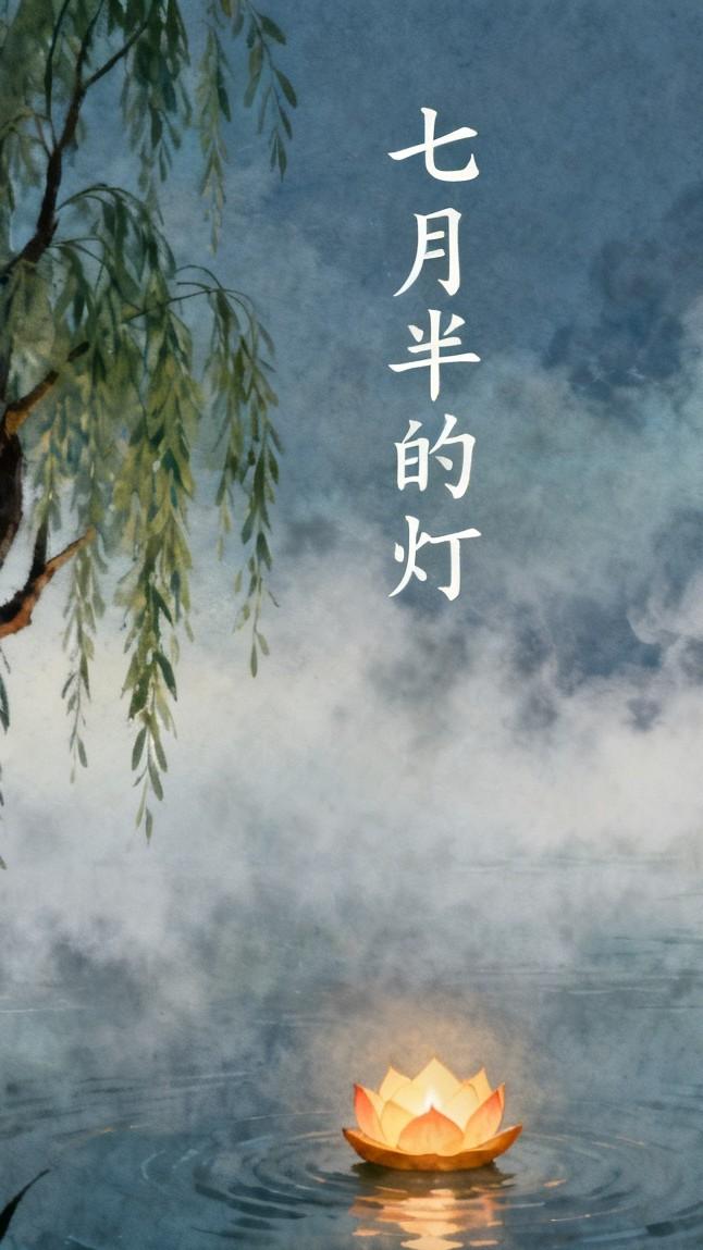 江湖怪谈•荒诞志215《七月半的灯》
内容：七月半放河灯，奶奶总多放一盏，说给“