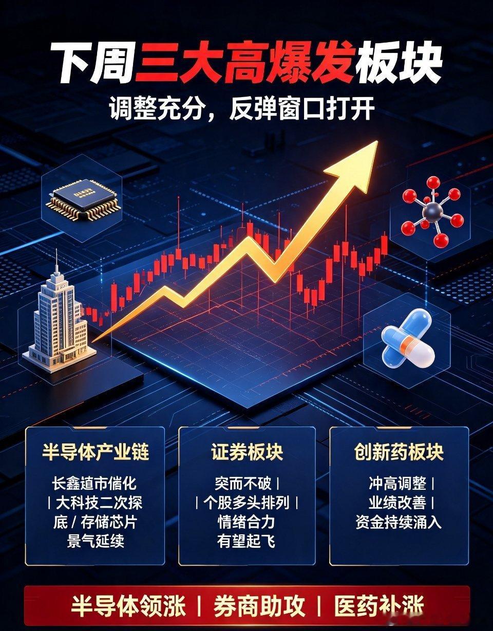 下周三大高爆发板块下周A股三大高爆发主线！调整即是机会，新一轮拉升行情蓄势待发经