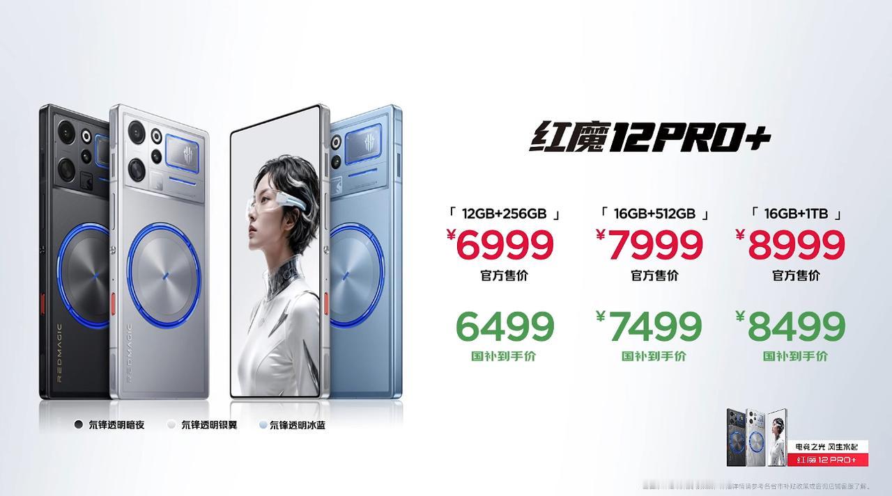 红魔12 Pro+正式发布：首发185Hz全面屏与RGB水冷，售价6999元起