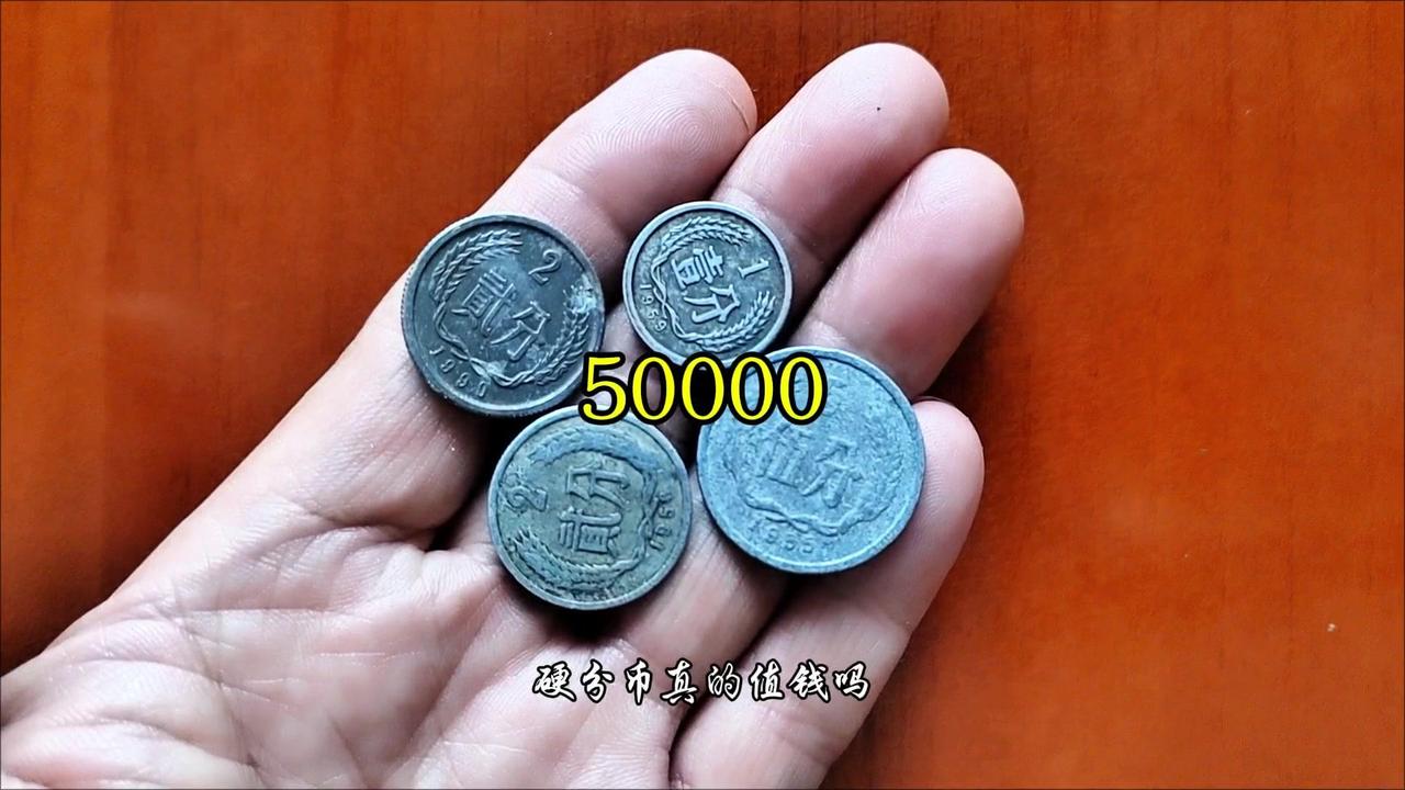 🥢硬分币收藏价值如何？1955年开始铸制的麦穗硬分币，币面麦穗图案辨识度极高，
