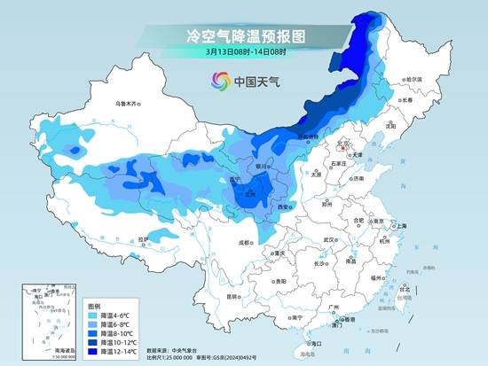 甘肃宁夏等地有暴雪寒意骤增 西南等地湿凉感加重
