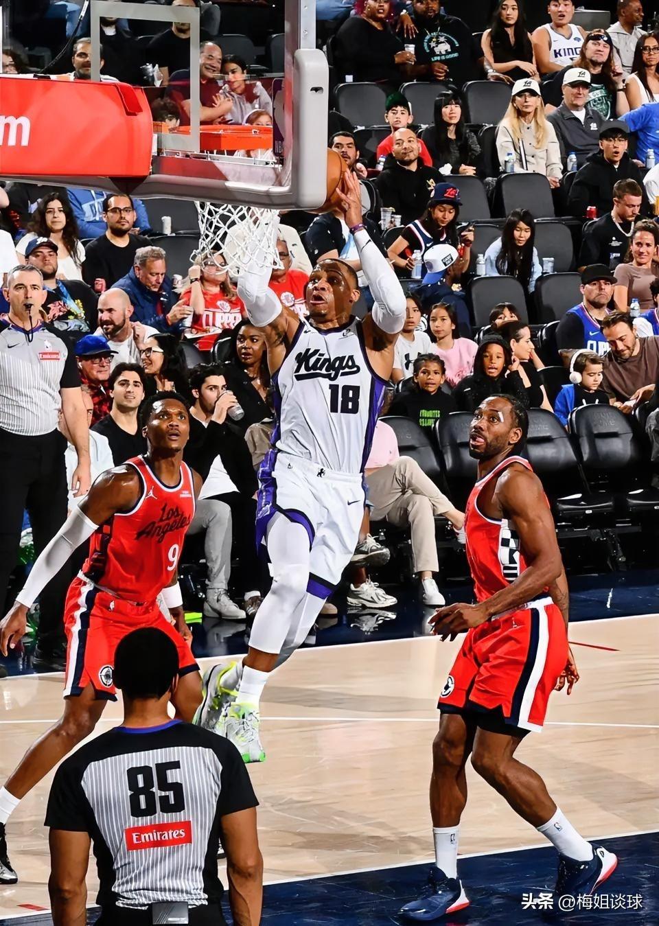 威少三双！国王118：109掀翻快船，国王球员得分排名一览：

01、德罗赞，2