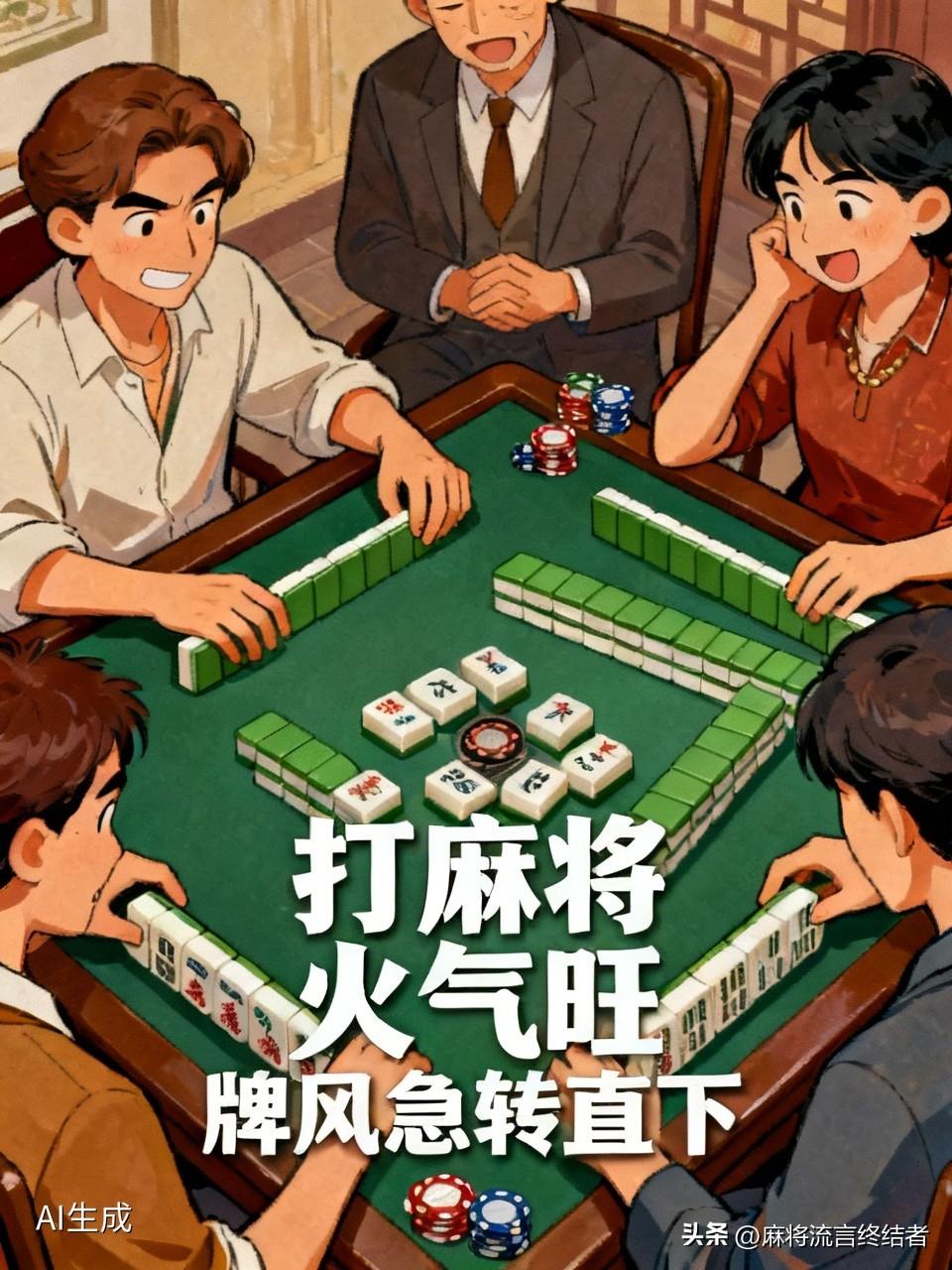 打麻将玩不起就不要玩，否则被别人骂也是自找的！

昨天我老早就找老板组一个两块一