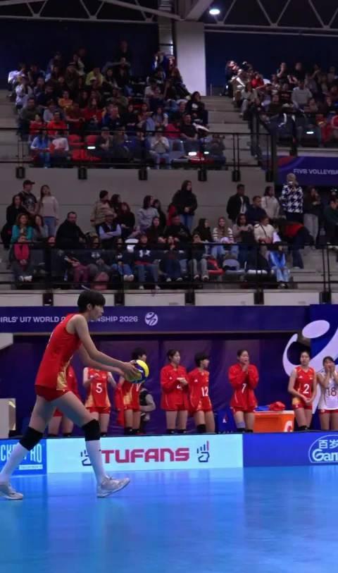 2026年U17女排世锦赛，中国队3-1战胜中国台北队，获得铜牌

四局比分：2