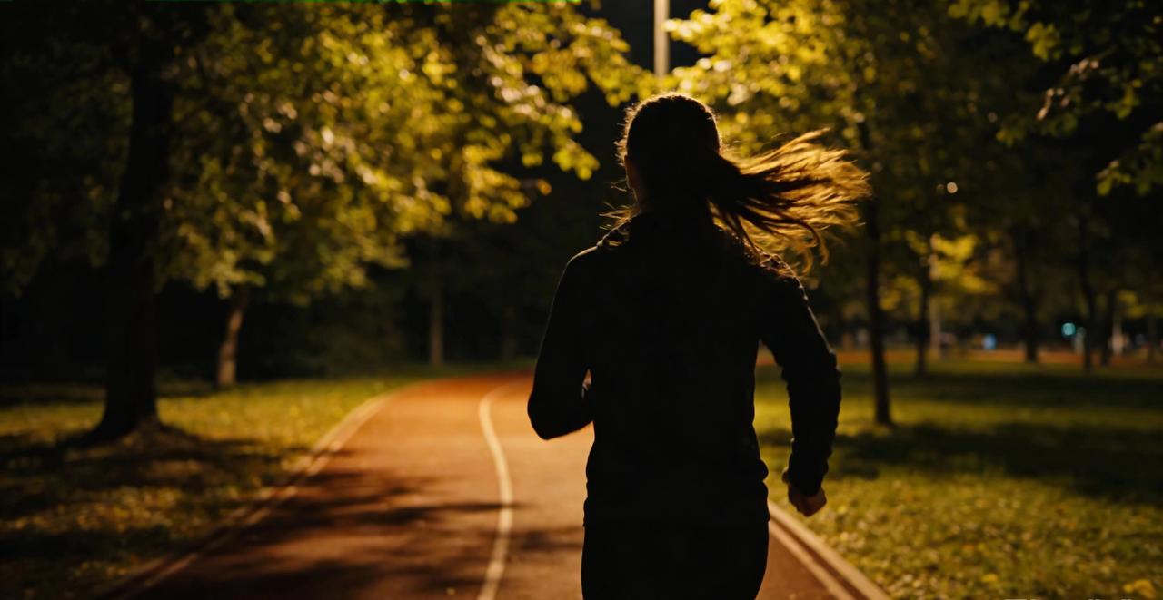 记录一场运动和健身打卡。例如，今晚去跑步3公里，公园的夜风特别舒服…

夜跑3公