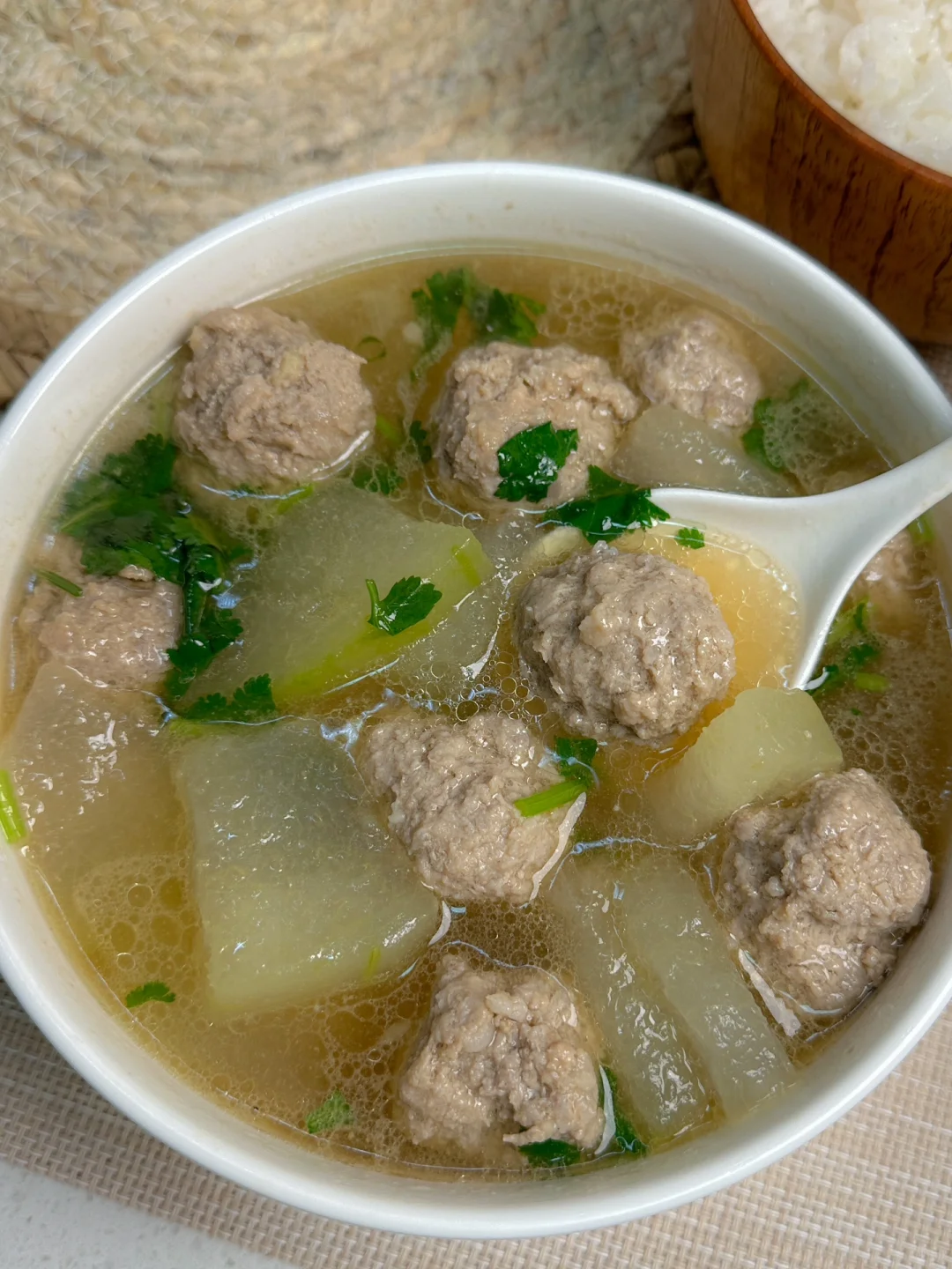 想告诉全世界！！奶奶做的冬瓜丸子汤最好喝！！