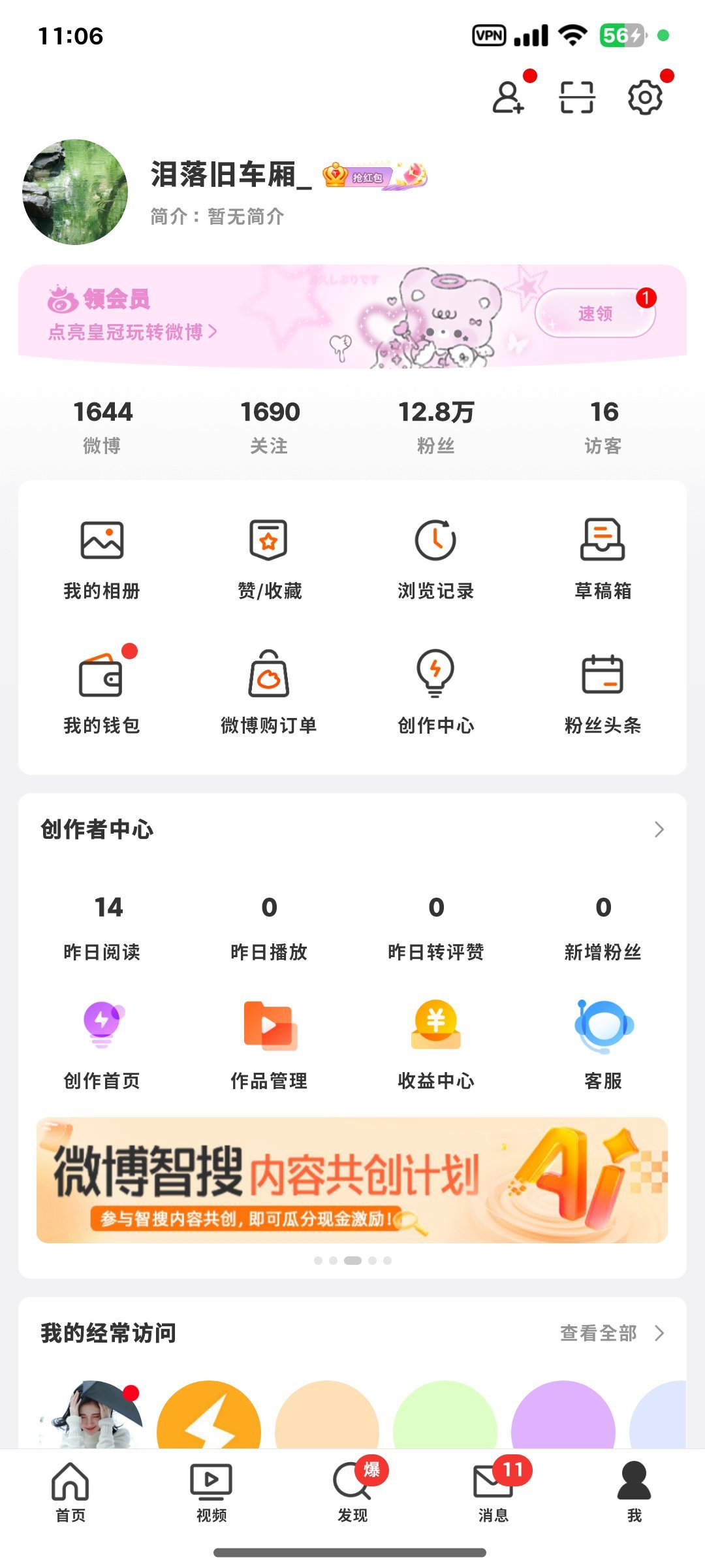 这个访问是啥 我小耗有 大耗没看到 
