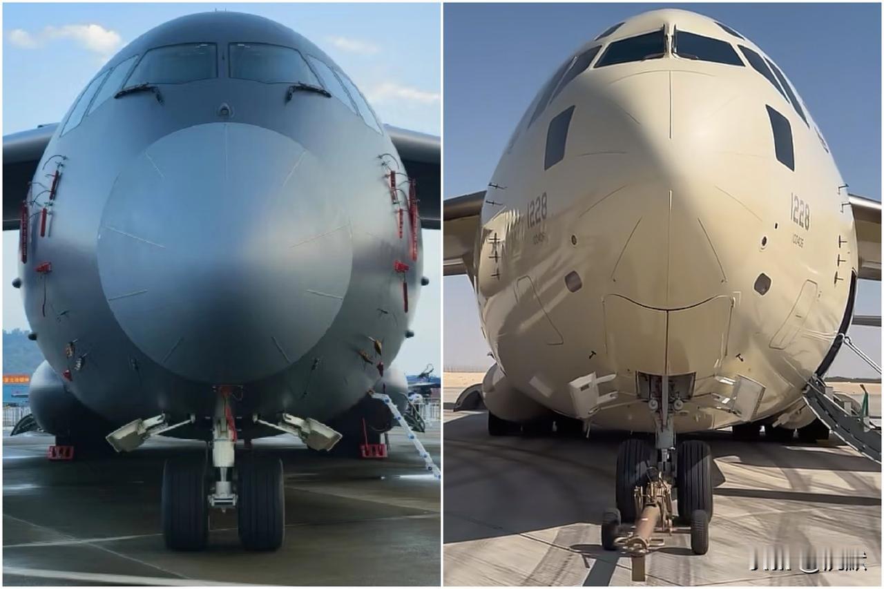 战略运输机大头照，看看设计有何差异？